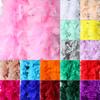 DIY 200Gram Pink Turkey Marabou Feather Boas Trim Scarf 2Meter Feathers Clothing Wedding Party Shawl Decoration Plumes Crafts Scarf
