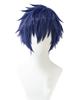 Jun Sazanami Cosplay Wig with Net, Heat-Resistant Blue Wig, Perfect for Halloween, Events, and Cosplay