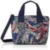 Мини-сумка через плечо из тканой ткани LT BR Pattern Fabric H 1391 Navy [Rootote] для женщин