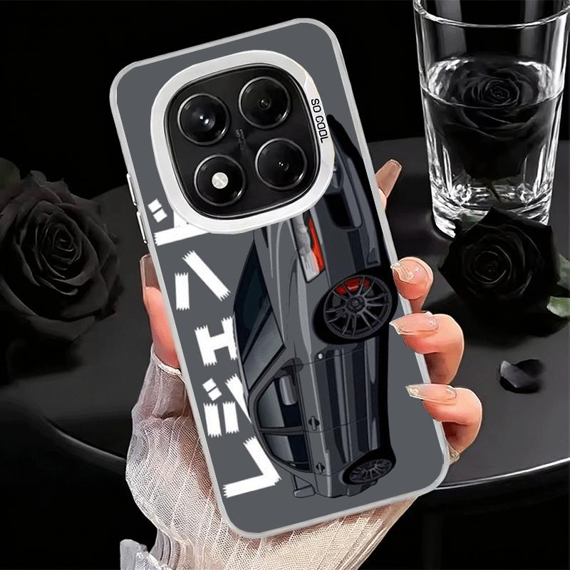 JDM Tokyo Drift Sports Car Soft Phone Case for Xiaomi Redmi Note 13 14 15 Pro Plus 12S 12 11S 11 11T 10S 10 Shockproof Cover Bac
