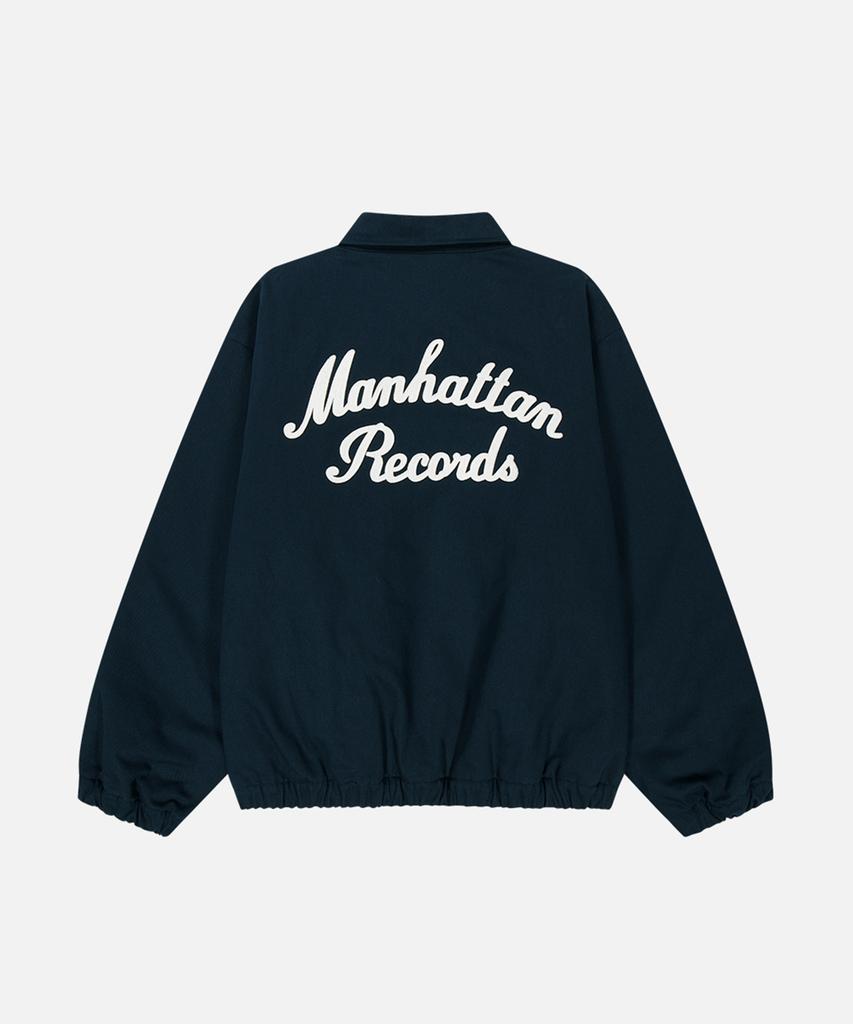 Manhattan Records Mr Team Blouson Jacket - Navy