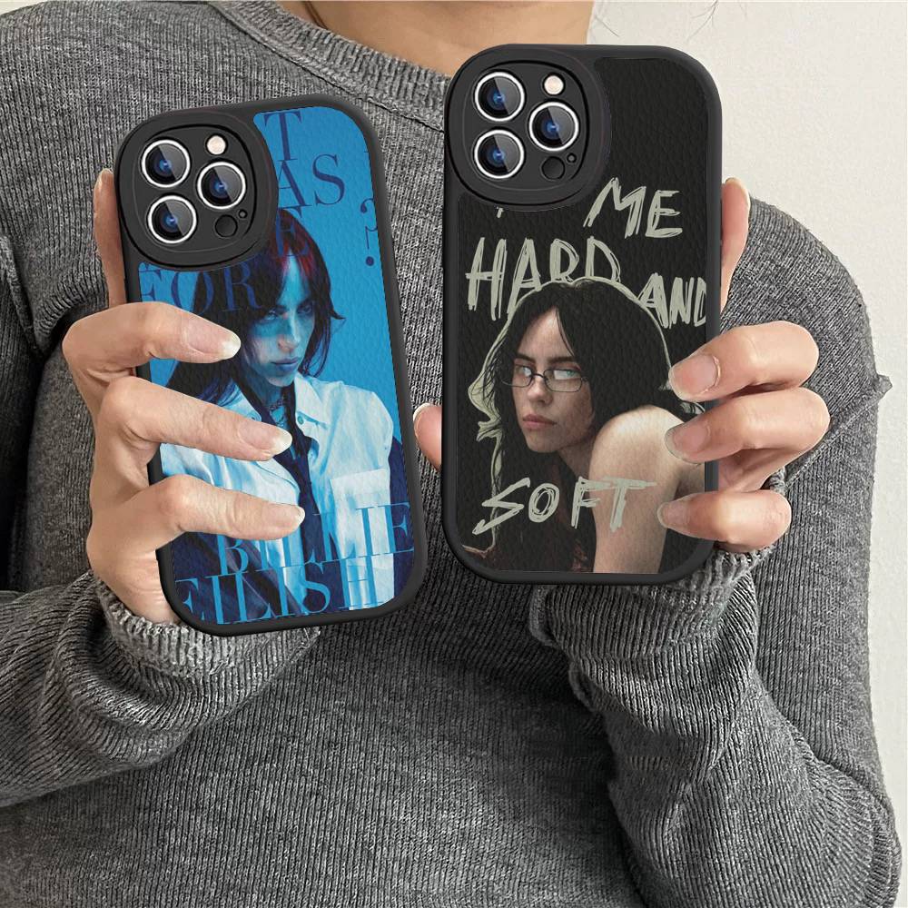 Hit Me Hard And Soft B-Billie Phone Case Hard Leather For IPhone 14 13 16 Mini 15 14 11 12 Pro Max Plus Fundas