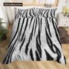 Комплект пододеяльника с рисунком животного меха Тигр Лев Корова Леопард Полиэстер Чехол для одеяла с наволочкой Размер Кинг/Евро Кровать