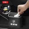 For BMW Car Trash Bin Hanging Vehicle Garbage Dust Case Storage Box For BMW M Performance E36 E60 E90 X2 X1 X3 X5 E46 E39 E70 M3