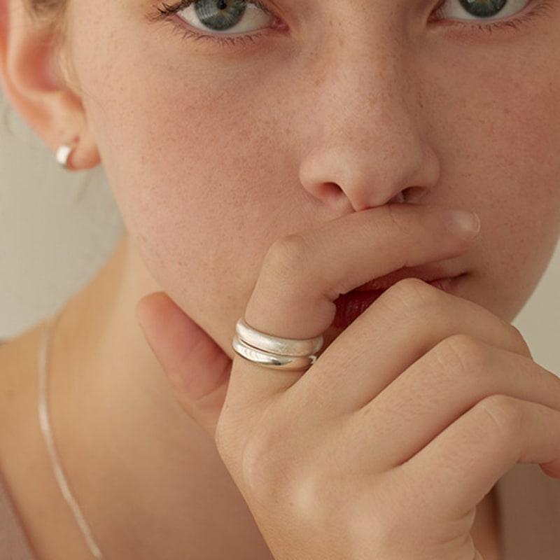 Lewe Classic layered ring