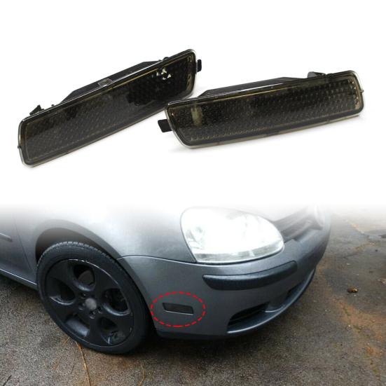 2 шт., сменный корпус бокового габаритного фонаря, портативный повторитель переднего бампера, ободок поворотника 5K0945071 5K0945072 для VW Golf 6 MK6 09-13 США