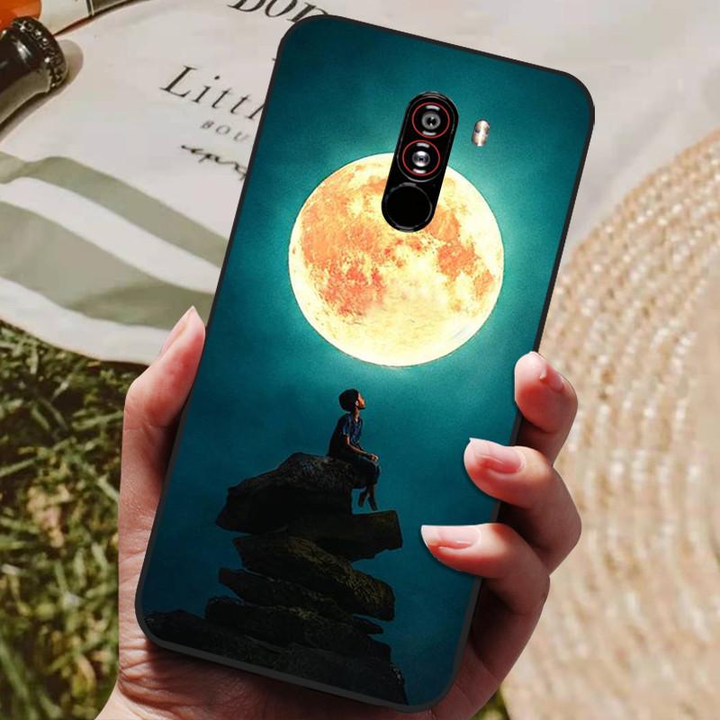 Для xiaomi mi pocophone f1 Чехол Силиконовая задняя крышка Чехол для телефона для xiaomi poco F1 Чехлы Pocofone F1 6.18 дюйма Мягкий бампер coque