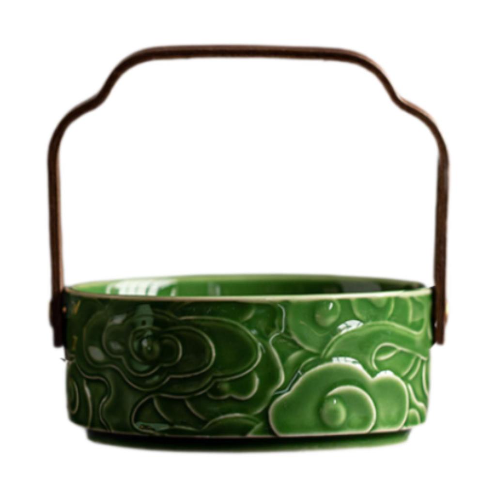 Керамическая корзина для фруктов, сервировочная корзина, подносы, многоцелевые, для завтрака