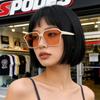 Square Style Fashion Simple Sunglasses for Men and Women Outdoor Sunshade Sunscreen  Trend High-end Street Photography UV Resistant Glasses