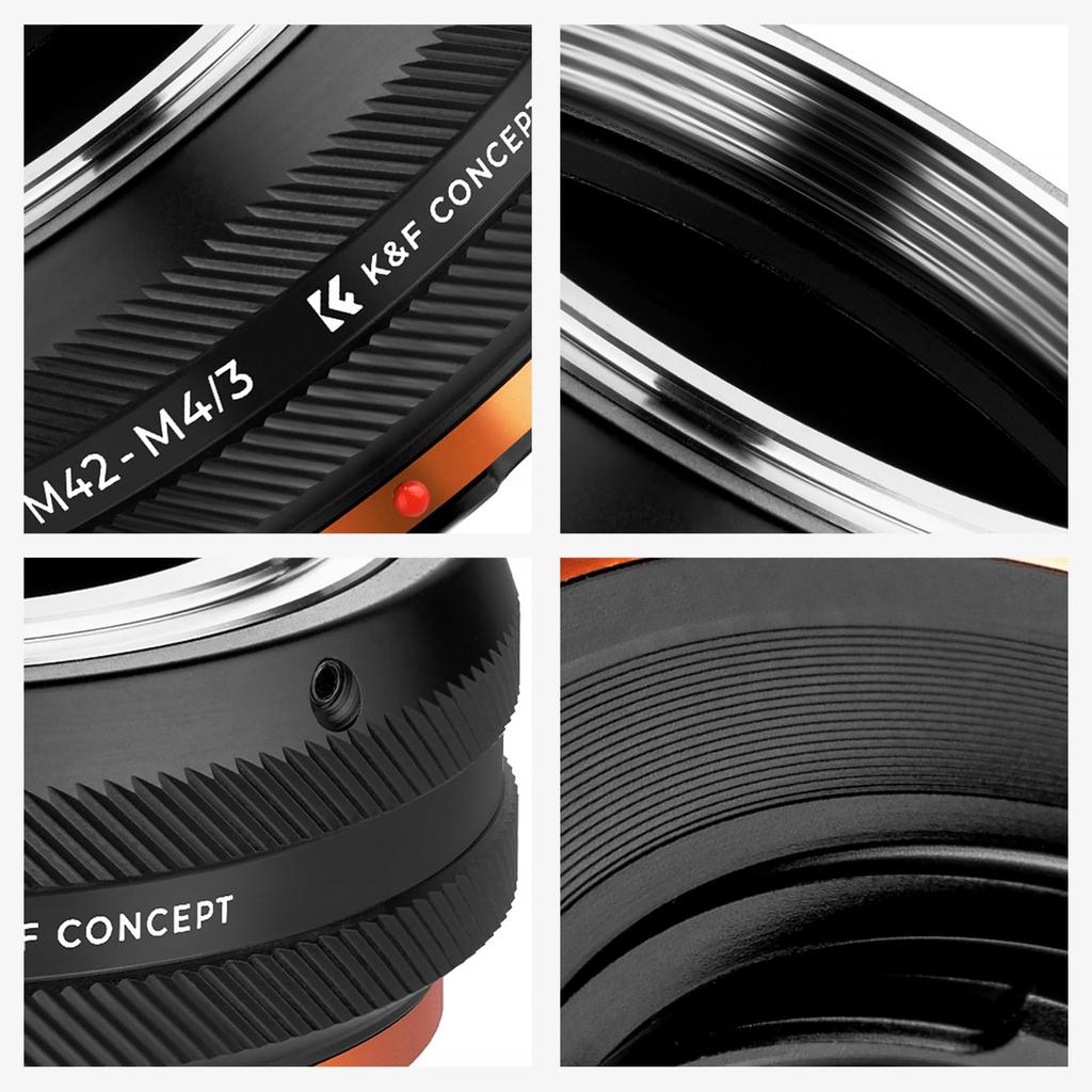 Адаптер крепления объектива Concept mount lens to Micro Four Thirds mount K&F KF-42M43.IV (Конверсия М42)