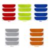 4pcs Rear Open Sign Universal Car Door Stickers Safety Reflective Tape Warning Mark
