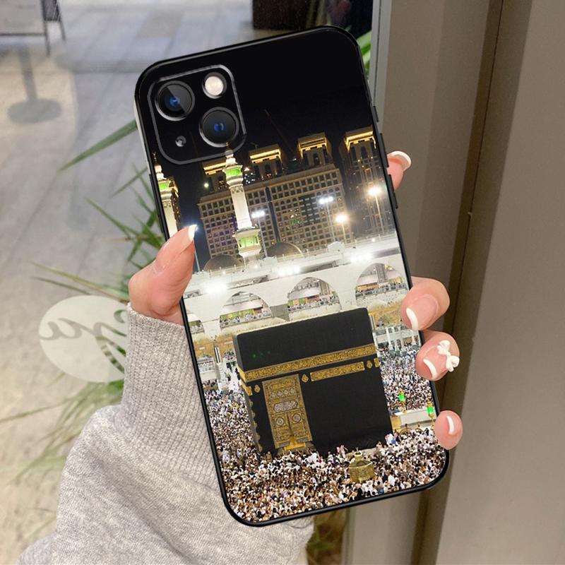 Исламские мусульманские паломники в Мекке Чехол для iPhone 13 11 14 12 15 16 Pro Max Plus XR X XS Max 12 13 Mini Мягкий чехол