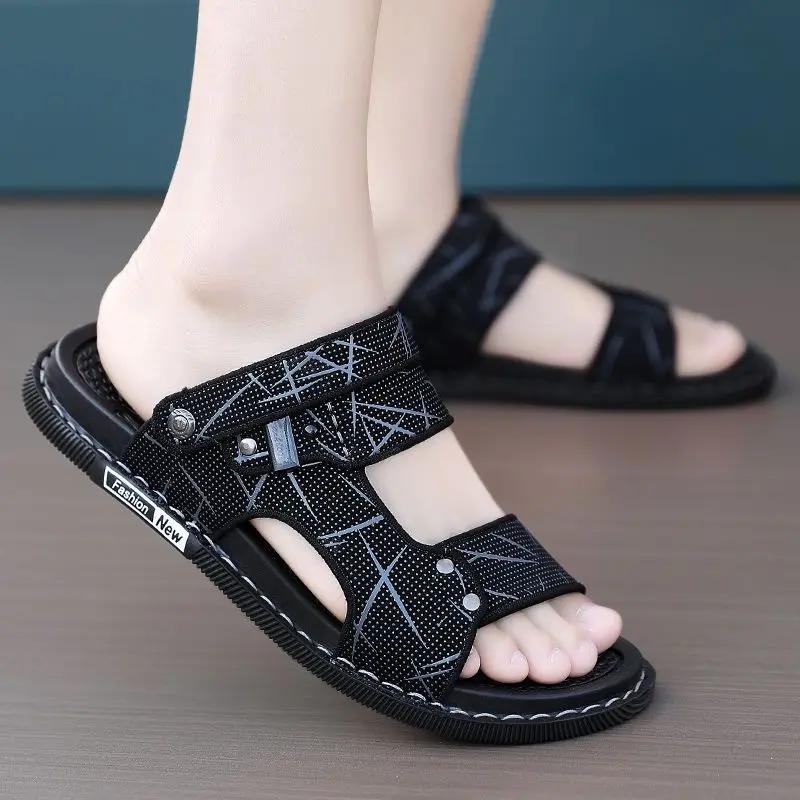 Обувь для мужчин, повседневное использование, спорт, лето 2024, беговые сандалии, новая мода, распродажа, 39, дизайн, роскошь, поступление, большой размер H, низкая цена V