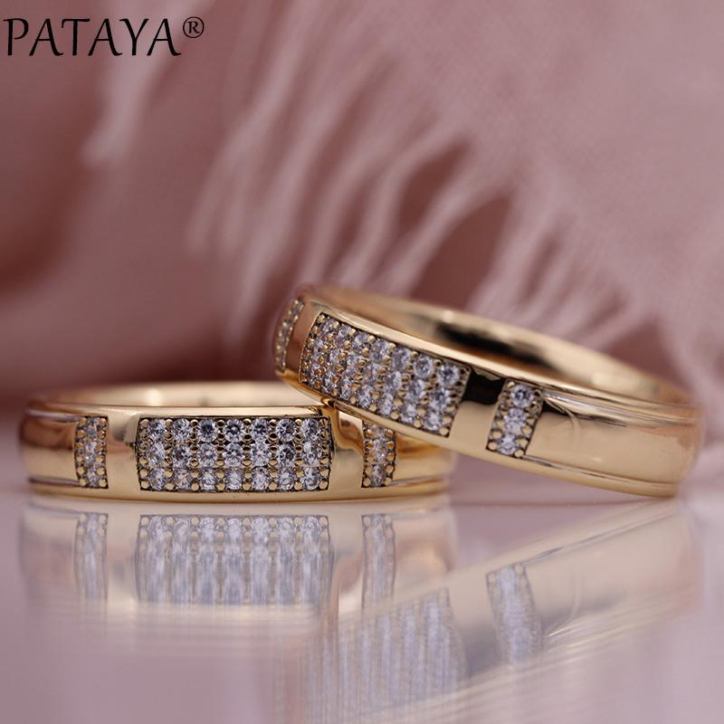 PATAYA элегантное женское кольцо инкрустированное кристаллами