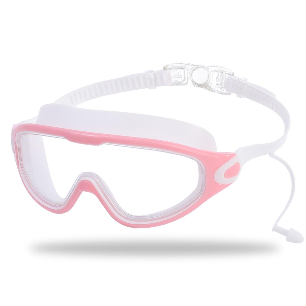 Плоские легкие очки для плавания, противотуманные очки для подводного плавания, дайвинга, плавания, водонепроницаемые очки в большой оправе, мужские и женские аксессуары для плавания
