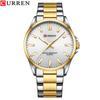 CURREN New Top Business Men's Watch Waterproof Simple Personality Steel Band Quartz Watch Couple Watch