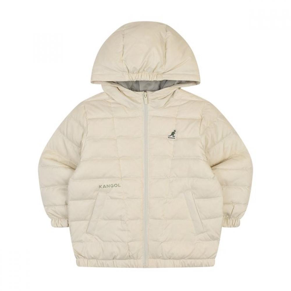 Kangol Hooded Light Down Jumper Ivory Asdcdj00010iv