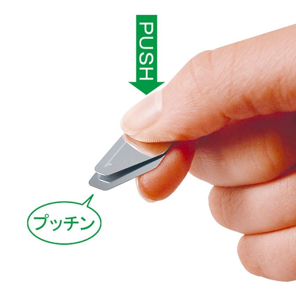 TOHKIN Putchin Paper Clips PC-8S-2 Silver Stainless Steel 8 Pieces x 2 Sets Made in Japan