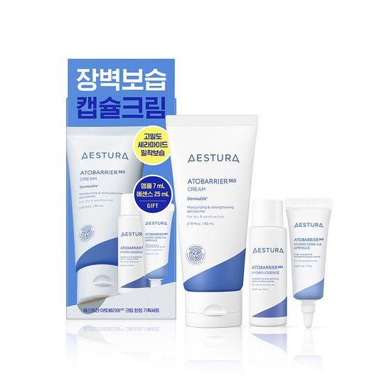 Aestura Atobarrier 365 Cream 80ml Promotion (+Hydro Essence 25ml + Cera-Hyal Ampoule 7ml)