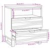 Nightstand Walnut 50 x 33 x 62 cm Engineered Wood