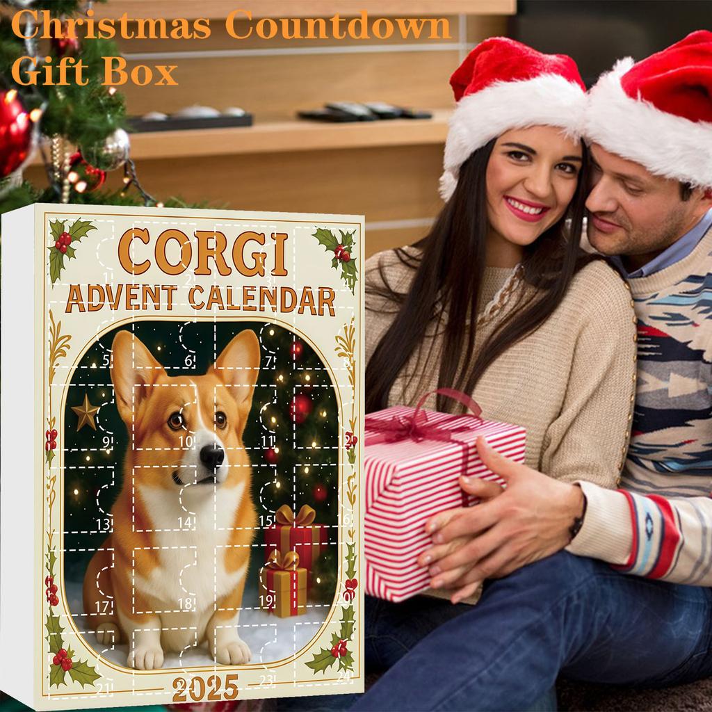 Рождественский календарь ожидания, Блайнд-бокс серии «Милые питомцы», Подвеска для украшения рождественской елки