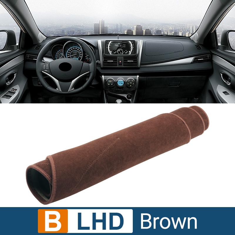 Чехол на приборную панель автомобиля, избегайте света, козырек от солнца, коврик, анти-УФ-ковры, нескользящие коврики для Toyota Vios 2014 2015 2016 2017