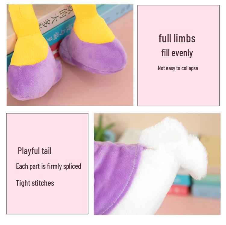 Премиальный набор плюшевых игрушек из кроличьего меха Дональд и Дейзи Дак