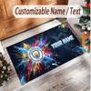 Personalized Crystal Velvet Carpet Manchester City Pattern Non Slip Floor Rug