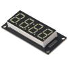LED Display Tube Module 4 Digit 7 Segment White Display Color Fits for Arduino Use Library TM1637.h