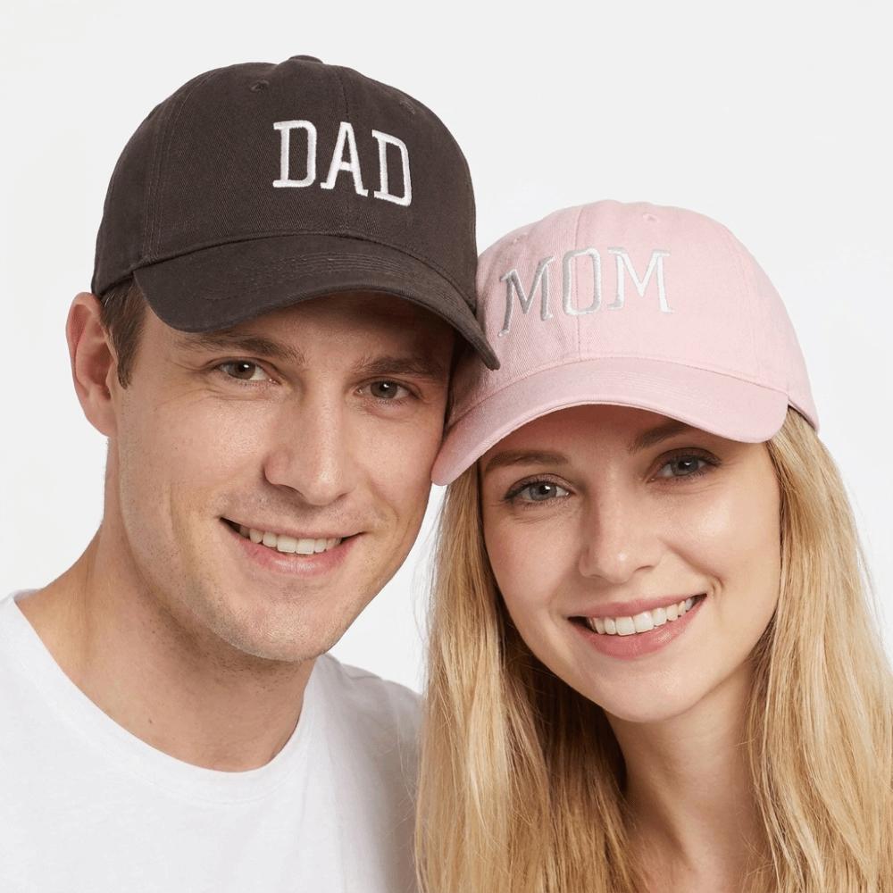 Adjustable Baseball Cap DAD MOM Love Printed Sunscreen Hats Fashion Couple Cap For Man Women