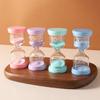 4pcs Colorful Sand Timer 5 Mins 10 Mins 15 Mins 30 Mins Clock Sand Timers for Games Classroom Home Office Kitchen Decoration