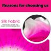 Hot Sell Dancer Practice Long Imitation Rayon Silk Fans Belly Dancing Fan Long Silk Fans Silk Fans