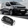 3Button Car Remote Flip Key Fob Case Blade Cover Shell Fit for Peugeot Partner 306 407