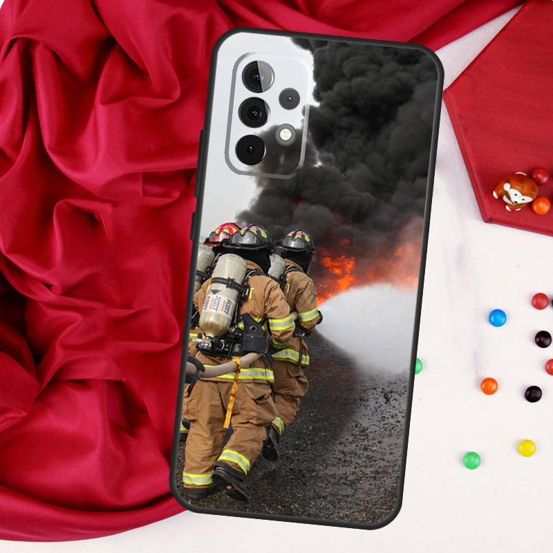 Пожарный Пожар Пожарный Для Samsung Galaxy A56 A36 A26 A16 A05 A06 A22 A32 A52 A54 A34 A14 A55 A15 A53 A33 A35 Чехол
