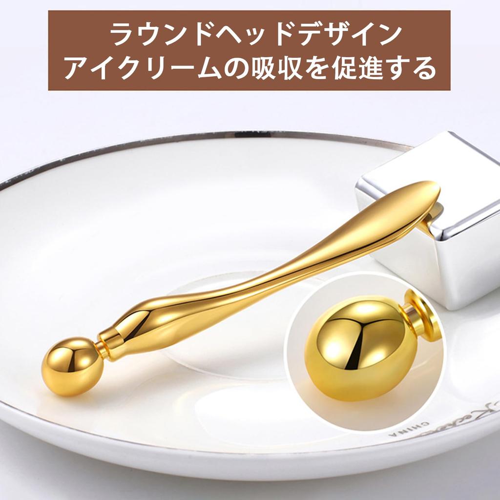 Lynlyulinger Eye Massage Stick Face Stick Facial Roller Eye Cream Applicator Уменьшает отеки Крем-ролик для глаз Снятие усталости Подтягивающий инструмент [2