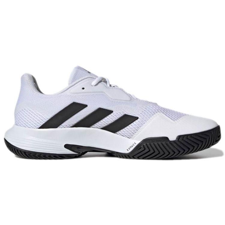 Adidas Мужские кроссовки CourtJam Control White Black Outsole Cloud-White Core-Black GW2984