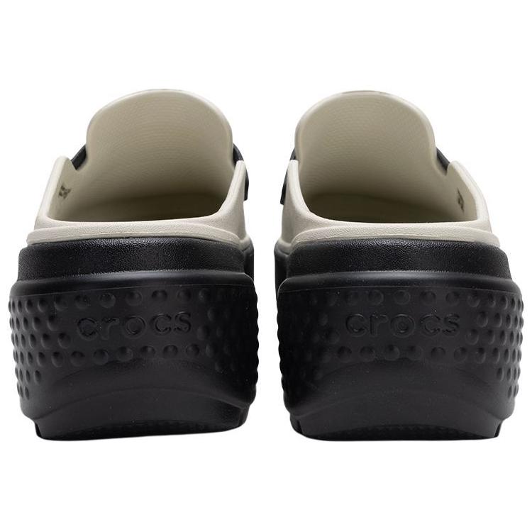 Crocs Лоферы на платформе Льняные Черные Унисекс 209937-1HR