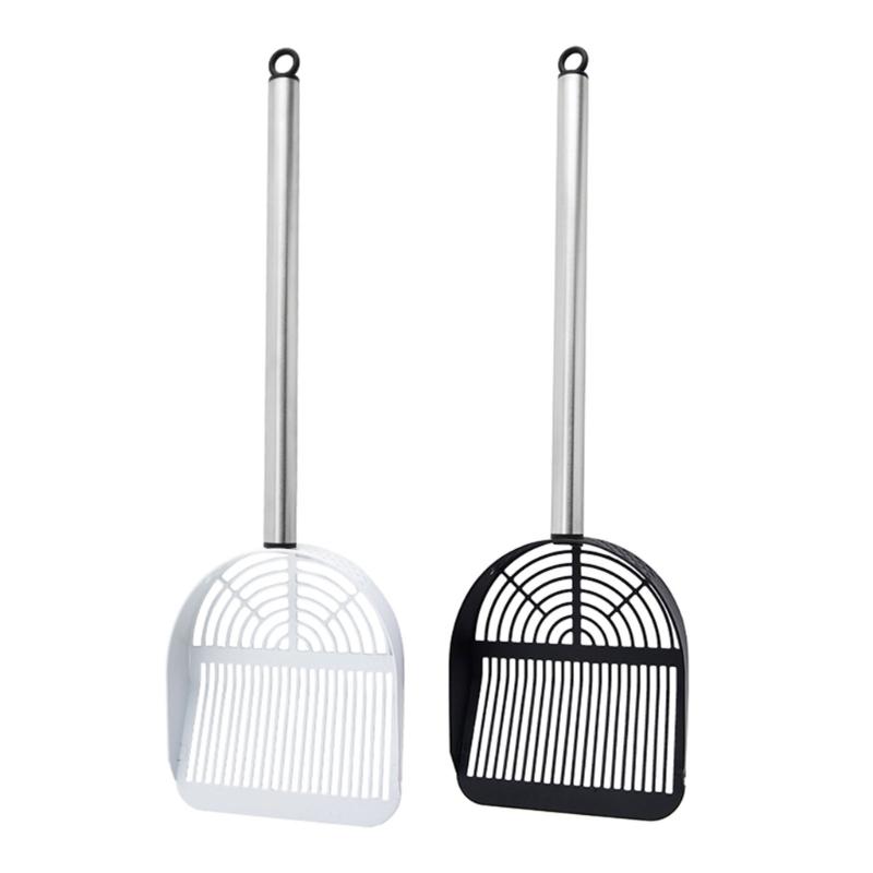 Large Cats Litter Scoops Metal Scoops for Kittens Litter Box Hollow Poop Sifter Shovel Cleaner
