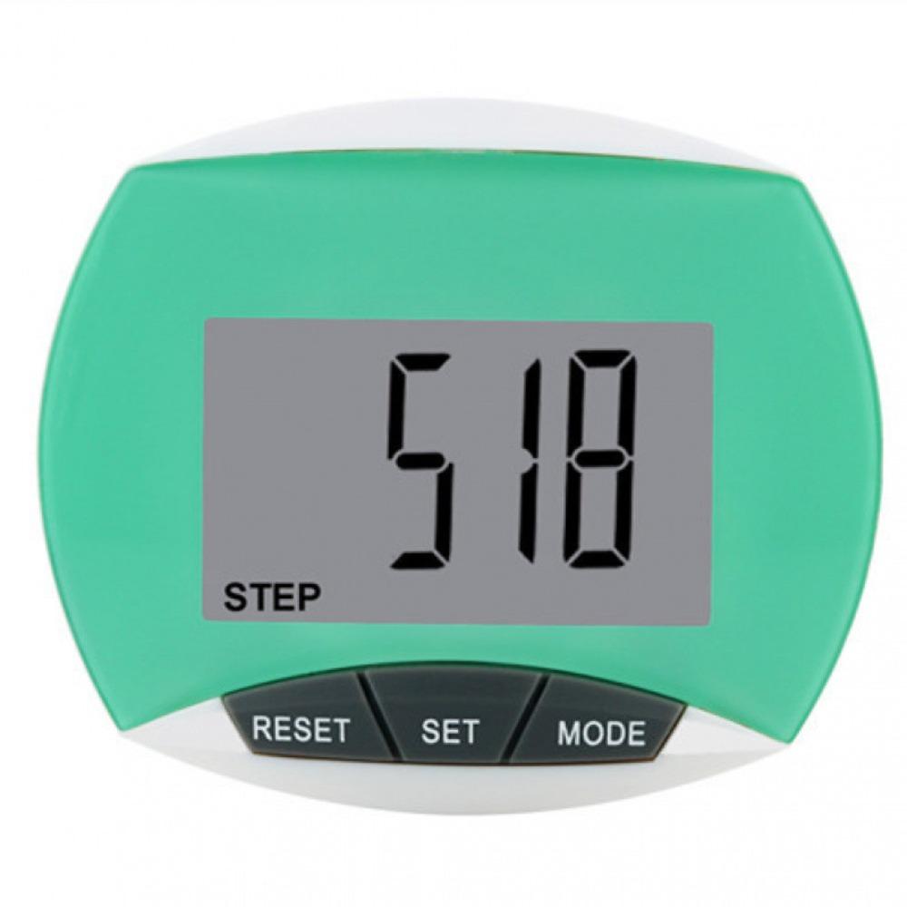 Simple Digital 3D Pedometer Accurate LCD Display Pedometer for Walking Anti-Slip Portable Step Counter Clip Outdoor Activities