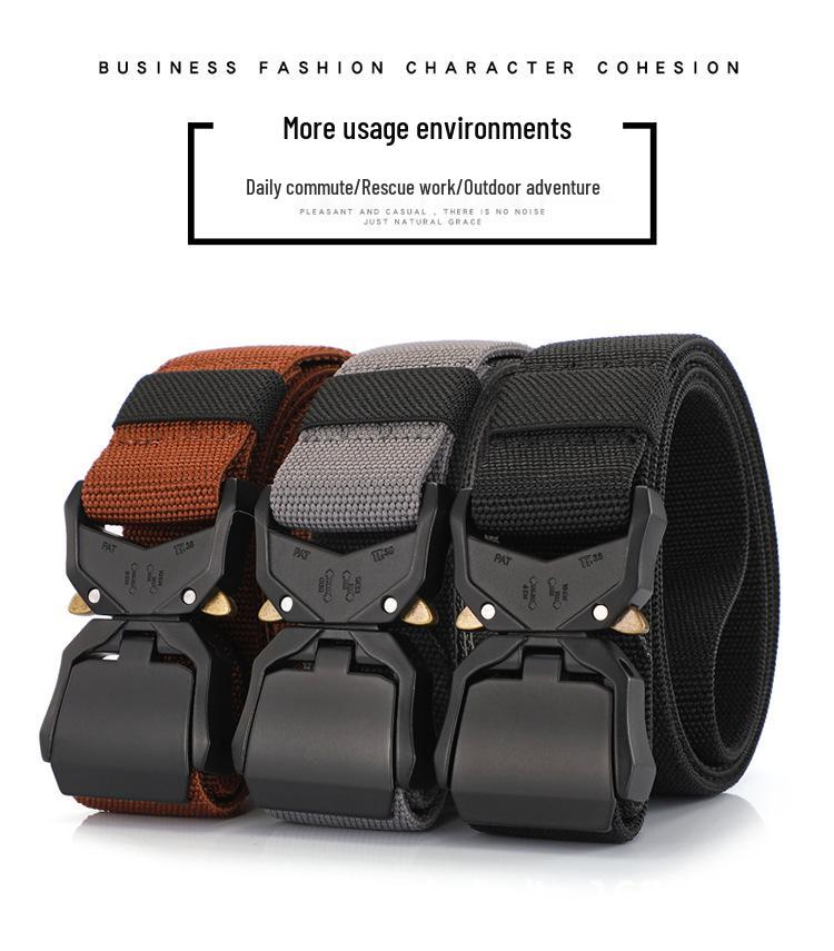 Мужской эластичный тактический пояс для улицы с возможностью нанесения логотипа на заказ