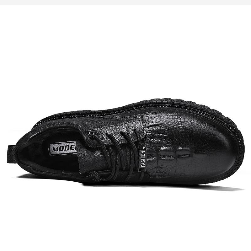 Мужская новая кожаная спортивная обувь на открытом воздухе, повседневная обувь, деловая кожаная обувь