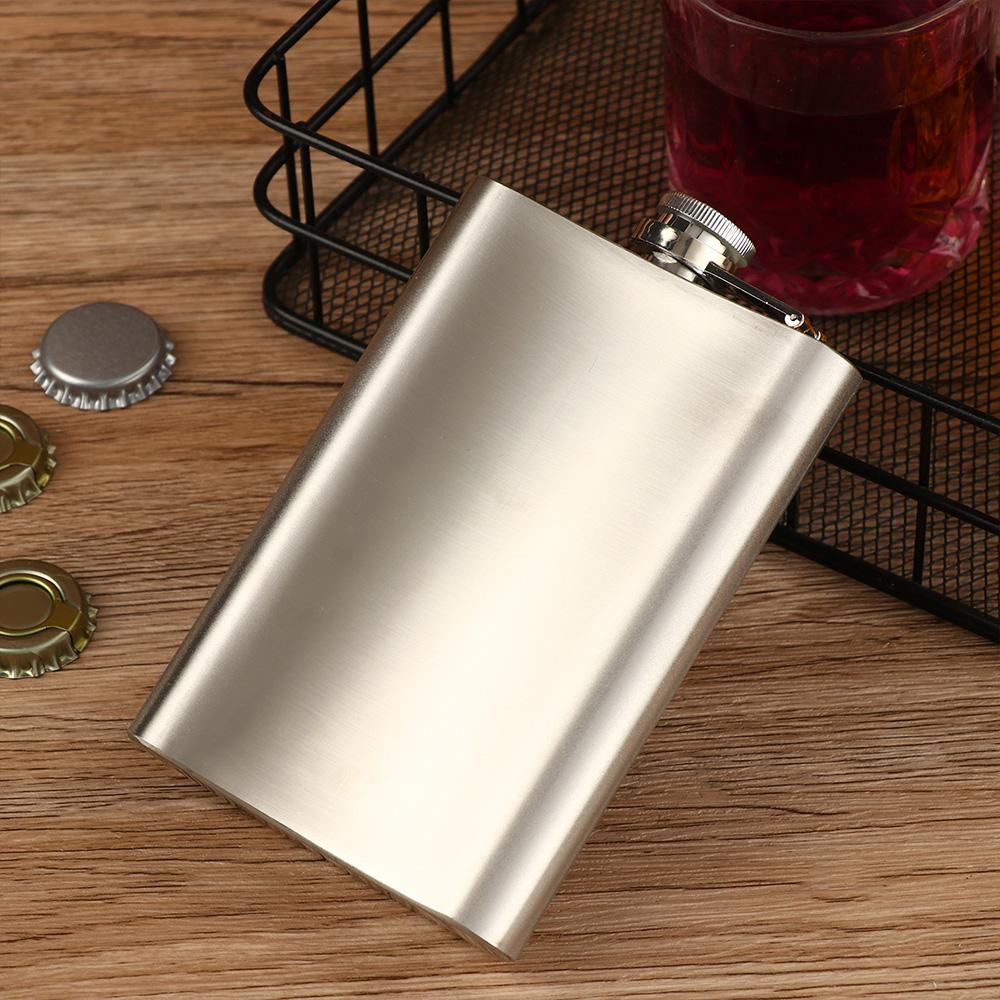 Portable Drinking Bottle Drinkware Stainless Steel Whiskey Holder Hip Flask Liquor Flask