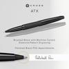 Cross ATX Brushed Finish Brushed Black Select Tip Rollerball N885-41