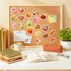 50Pcs/Set 3D Delicious Food . Afternoon Tea Dessert Stickers DIY Fashion Waterproof Doodle Decals Stickers (2 Styles)