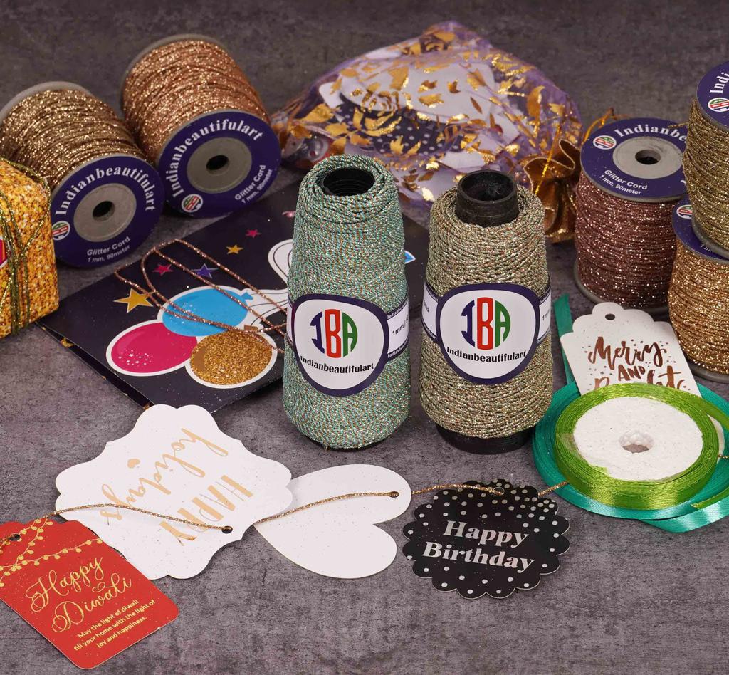 IBA Indianbeautifulart Блестящий хлопковый шнур 1 мм, нить для рукоделия, сделай сам, бисер, нить для рукоделия, нить для браслета, ожерелья, изготовления ювелирных изделий