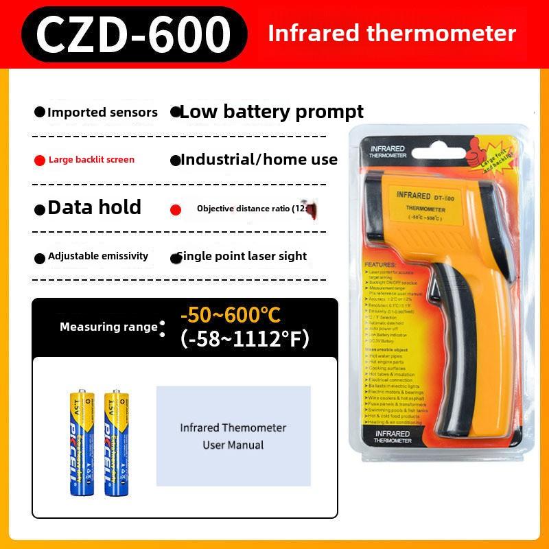 Инфракрасный термометр, цифровой термометр для приготовления пищи, выпечки в масле, высокоточный кухонный термометр, промышленный термометр