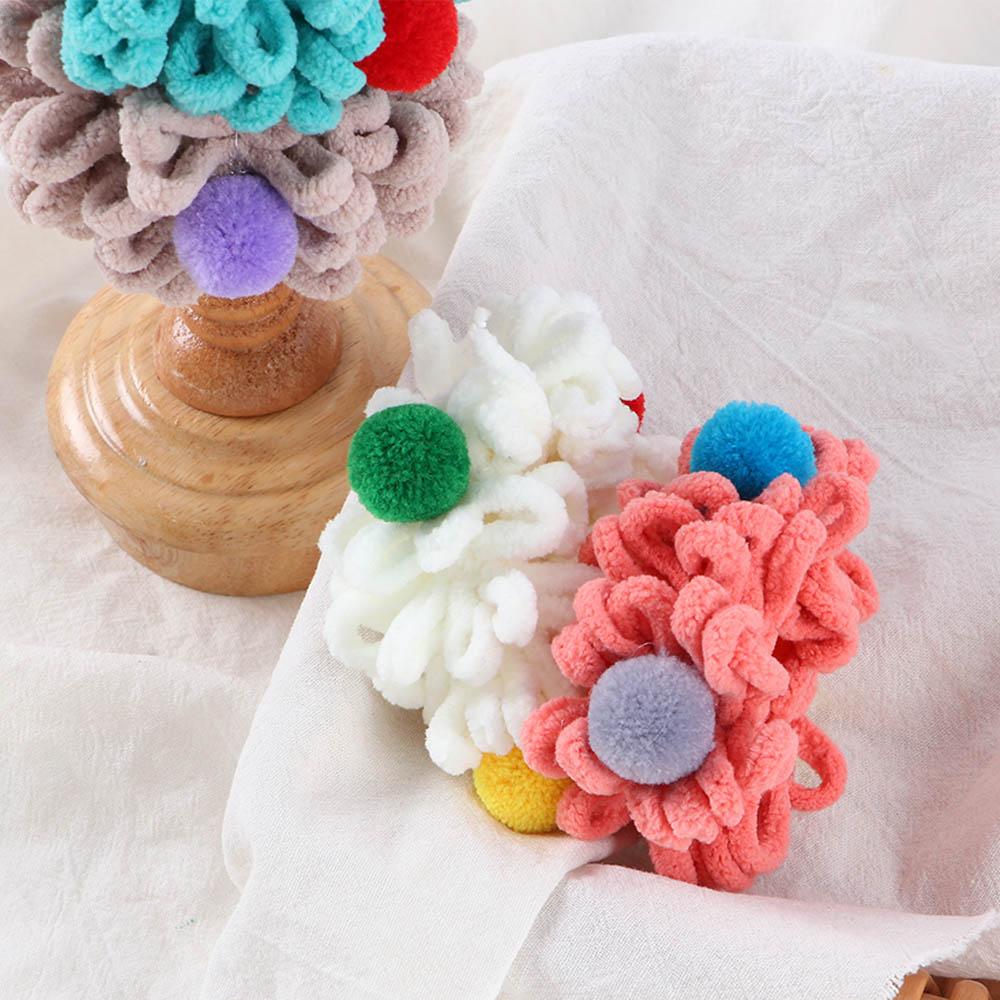 Кольцо Кишечник Головной убор Женское Кольцо Для Волос Корейский Стиль Волосы Веревка Держатель Для Хвоста Полотенце Швабра Резинки Для Волос