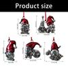 Metal Dwarf Figure Holiday Hanging Ornament Christmas Tree Decorations For Door Mantels Wreath Holiday Party Decoration