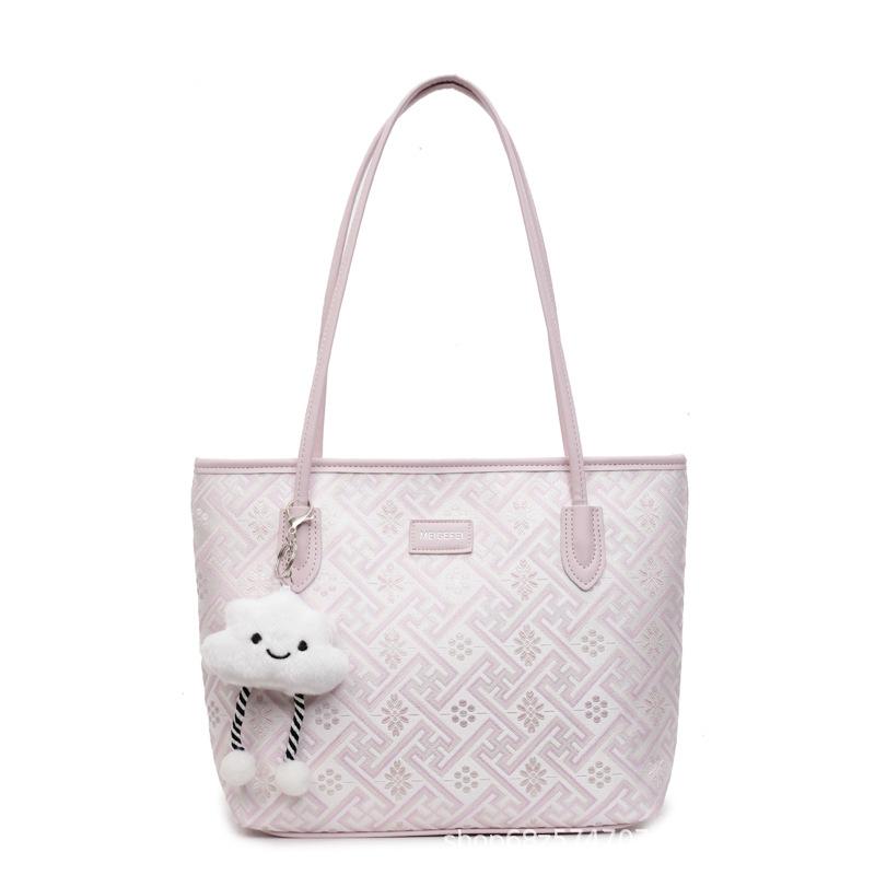 2025 New Fashionable Large-capacity Casual Tote Bag with a Sense of Luxury Niche Design and Versatile Commuter Shoulder Armpit Bag