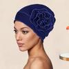 Chemo Headwear for Women with Hair Loss Elastic Chemotherapy Hats with Flower Multifunctional Breathable Beanie for Sleep Outdoor Activities